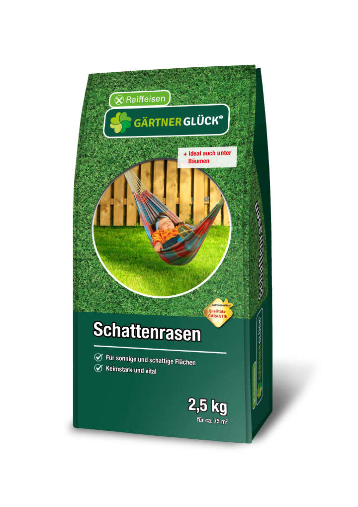 GÄRTNERGLÜCK Schattenrasen